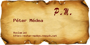 Péter Médea névjegykártya